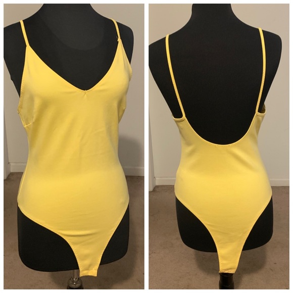 XL Shinestar Yellow Bodysuit - Picture 1 of 7
